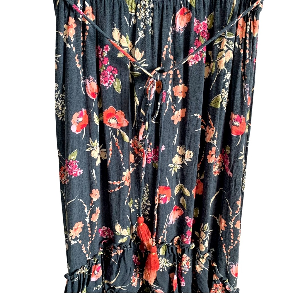 LOVESTITCH Floral Print High Low Feminine Maxi Dress - Picture 8 of 9